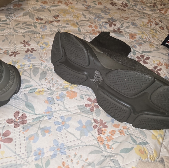 STEVE MADDEN MENS 10 SOCK BOOT  LUXURY OLIVE - Picture 8 of 8